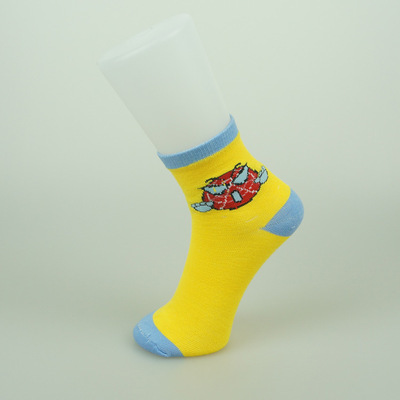 佛山市南海重德針織襪業(yè) 專業(yè)生產(chǎn)供應(yīng)秋冬全棉童襪，支持貼牌定制